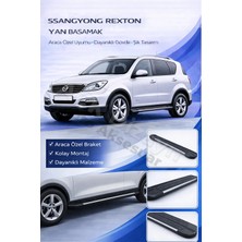 Ack Dizayn Ssangyong Rexton 2013-2017 Araca Özel Yan Basamak Alüminyum A+