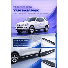 Ack Dizayn Mercedes M-Class 2006-2011 Araca Özel Yan Basamak Alüminyum A+