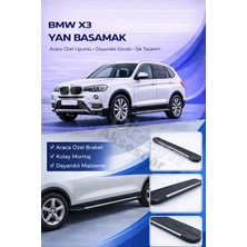 Ack Dizayn Bmw X3 2011-2017 Araca Özel Yan Basamak Alüminyum A+