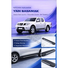 Ack Dizayn Nissan Navara 2004-2014 Araca Özel Yan Basamak Alüminyum A+