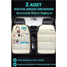 Bod Ecolux Serisi Araba Oto Koltuk Arkası Eşya Düzenleyici Araç Içi Organizer 2'li Set