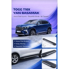 Ack Dizayn Togg T10X Araca Özel Yan Basamak Alüminyum A+