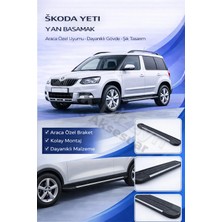 Ack Dizayn Skoda Yeti Araca Özel Yan Basamak Alüminyum A+