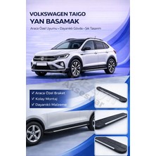 Ack Dizayn Volkswagen Taigo Araca Özel Yan Basamak Alüminyum A+