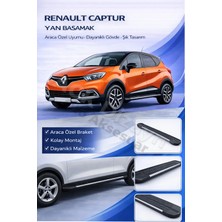 Ack Dizayn Renault Captur 2018+ Araca Özel Yan Basamak Alüminyum A+
