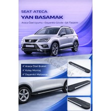 Ack Dizayn Seat Ateca 2017+ Araca Özel Yan Basamak Alüminyum A+