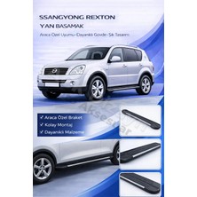 Ack Dizayn Ssangyong Rexton 2006-2012 Araca Özel Yan Basamak Alüminyum A+