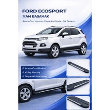 Ack Dizayn Ford Ecosport 2013+ Araca Özel Üretim Yan Basamak Alüminyum A+