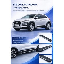 Ack Dizayn Hyundai Kona 2018+ Araca Özel Üretim Yan Basamak Alüminyum A+
