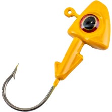 Savex Jighead - Zoka - Kurşunlu Olta Iğnesi - (Xh-A 07) - Sarı - 10 gr