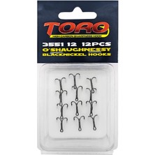 Protackle Üçlü Iğne Siyah Nikel 12'li No:12 (3551)