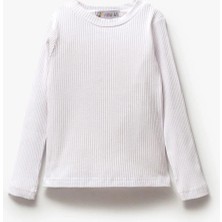 Magu Kız Çocuk Pamuklu Kışlık Uzun Kollu Basic Body Sweatshirt