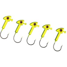 Savex Jighead - Zoka - Kurşunlu Olta Iğnesi - (Xh-A 06) - Yeşil Siyah - 6 gr - 5 Adet