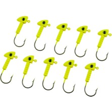 Savex Jighead - Zoka - Kurşunlu Olta Iğnesi - (Xh-A 06) - Açık Yeşil - 8 gr - 10 Adet