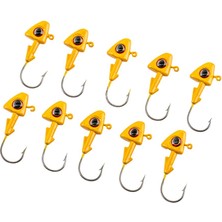 Savex Jighead - Zoka - Kurşunlu Olta Iğnesi - (Xh-A 07) - Sarı - 6 gr - 10 Adet