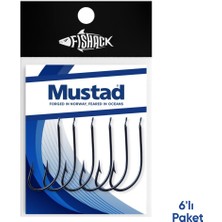 Fishack Olta Iğnesi - Mustad - 2300 - Lacivert - No: 2  (6'lı Paket)