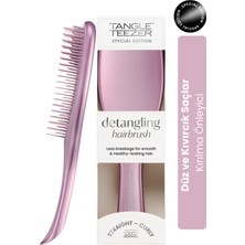 Tangle Teezer Ultimate Detangler Chrome Mauve Copper Islak & Kuru Düz ve Kıvırcık Saçlar için Saç Fırçası-Tarak