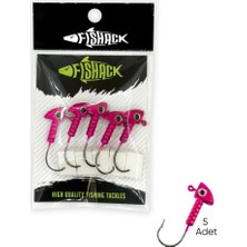Kurşunlu Jighead Zoka - 7g - Fishack - Pembe (XHA06) - 5 Adet