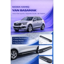 Ack Dizayn Skoda Kamiq 2020+ Araca Özel Yan Basamak Alüminyum A+