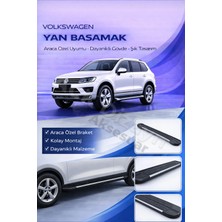 Ack Dizayn Volkswagen Toureg 2015+ Araca Özel Yan Basamak Alüminyum A+