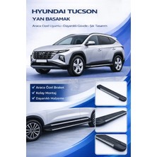 Ack Dizayn Hyundai Tucson 2022+ Araca Özel Üretim Yan Basamak Alüminyum A+