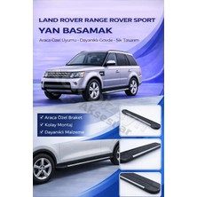 Ack Dizayn Range Rover Sport 2002-2013 Araca Özel Yan Basamak Alüminyum A+
