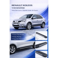 Ack Dizayn Renault Kaloes 2007-2016 Araca Özel Yan Basamak Alüminyum A+