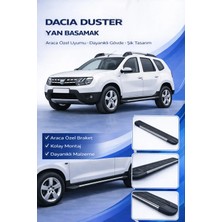 Ack Dizayn Dacia Duster 2010-2018 Araca Özel Üretim Yan Basamak Alüminyum A+