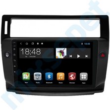 Maygo Myg-8/64 Serisi Citroen C4 Siyah Çerçeve 2004-2010 Model Uyumlu 8 GB Ram 64 GB Hafıza  Carplay Android Auto Destekli Multimedya Navigasyonlu Navigasyonlu Platinium Series