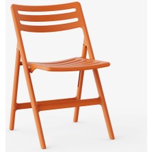 Retro Art Katlanır Kırılmaz Plastik Sandalye 4'lü Set