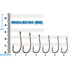 Fishack SH34-82154 Sea Horse No: 5/0 Bronz Iğne (10'lu)