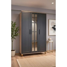 Arion Kids Ozan  MDF 3 Kapaklı Genç Odası Dolabı – Fonksiyonel ve Dayanıklı