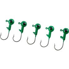 Savex Jighead - Zoka - Kurşunlu Olta Iğnesi - (Xh-A 02) - Yeşil - 21 gr - 5 Adet