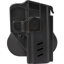 Black Grips Polimer Sağ Taktik Kılıf Sar9 & Sar9 Mete 360 Derece Döndürülebilir Ergonomik