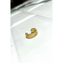 Spossy Silver Jewelry Crown  Kıkırdak Küpe