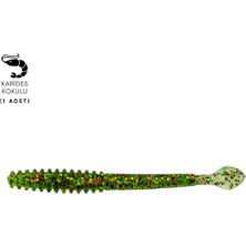 Silikon Kurt Yem - 2,2g 87MM - Fishack Wormix - Jungle