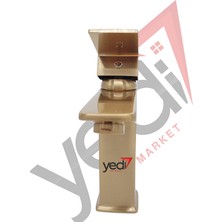 Yedi Yapı Mat Gold Kare Model Sabit Lavabo Bataryası