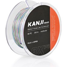Fujin Kanji 8x 300MT Multi Color Pe Line Japon Ip Misinası