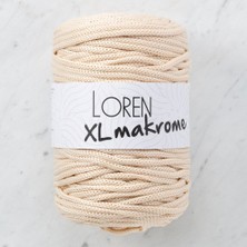 Loren Xl Makrome Açık Bej El Örgü Ipi - R040 - 33705