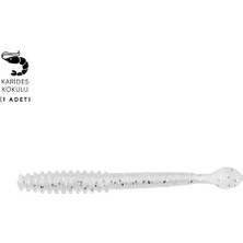 Silikon Kurt Yem - 2,2g 87MM - Fishack Wormix - Silver White