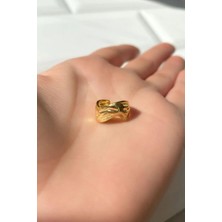 Spossy Silver Jewelry Zig Zag Kıkırdak Küpe