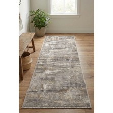 Konfor Halı Notta 1107 Gri Yumuşak Dokulu Salon Mutfak Koridor Oturma Odası Yolluk Halı Makine Halısı