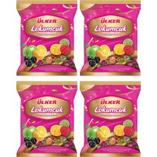 Ülker Lokumcuk Karışık Meyveli Yumuşak Şeker 350 gr x 4 Adet