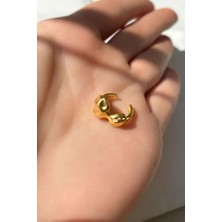 Spossy Silver Jewelry Asimetrik Kıkırdak Küpe