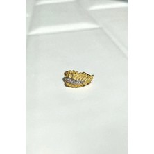 Spossy Silver Jewelry Yaprak Kıkırdak Küpe