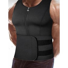 Markaflex Termoform Sauna Yelek | Vücut Şekillendirici Unisex Korse | Karın Eritme & Toparlayıcı Shapewear | Sporcu Korsesi