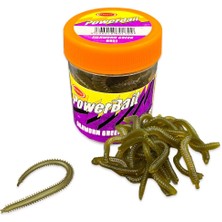 Berkway Silikon Kurt Balık Yemi - Kokulu - Silkworm - Yeşil - Power Bait (9951)