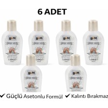 Epilons B&m Oje Sil 70 ml Asetonlu Oje Çıkarıcı Güçlü Formül 6 Adet