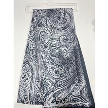 Nisa Retro Desen Şal Antrasit