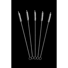 Falconetti 5 Adet Beyaz 6 mm Pipo Temizlik ve Pipet Kamış Temizleme Fırçası